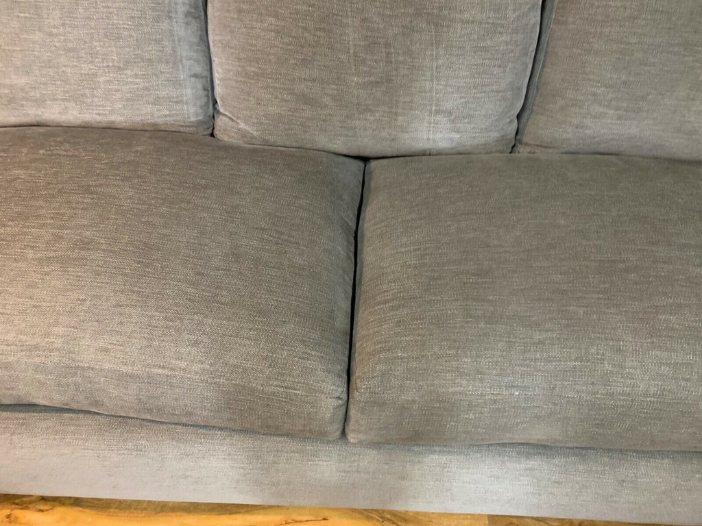Ex Showhome Andrew Martin Pall Mall 3 seater sofa grey chenille fabric rrp £3750