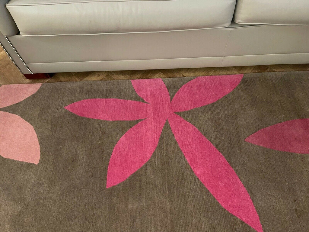 Madeline Weinrib Seed Rug in Stone, top quality thick heavy wool rug rrp £8300