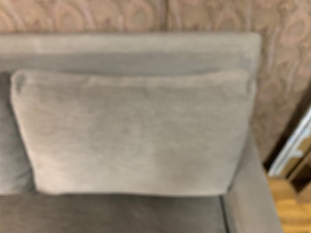 Ex Showhome Andrew Martin Pall Mall 3 seater sofa grey chenille fabric rrp £3750
