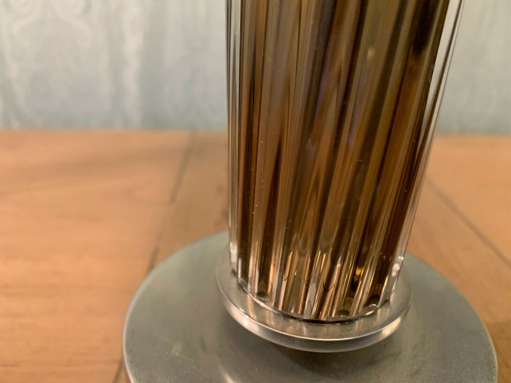 Best & Lloyd Glass Amber twist extra large table lamp  stunning quality