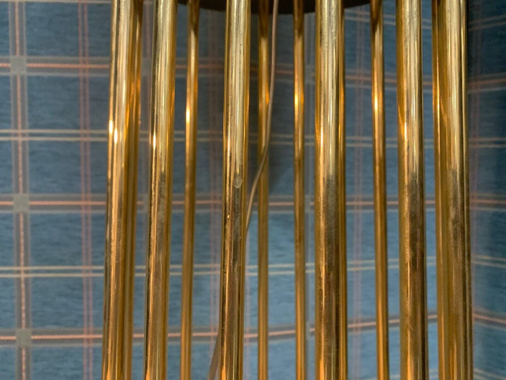 De La Espada Large Tulip floor lamp. gilt gold with black shade rrp £3360