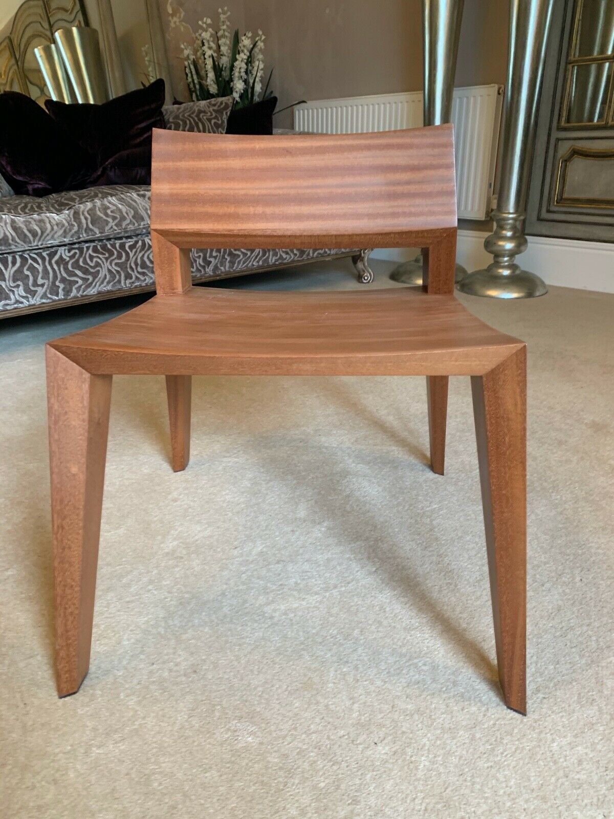 Ex Display Christopher Coan Hardwood accent desk chair rrp 1650