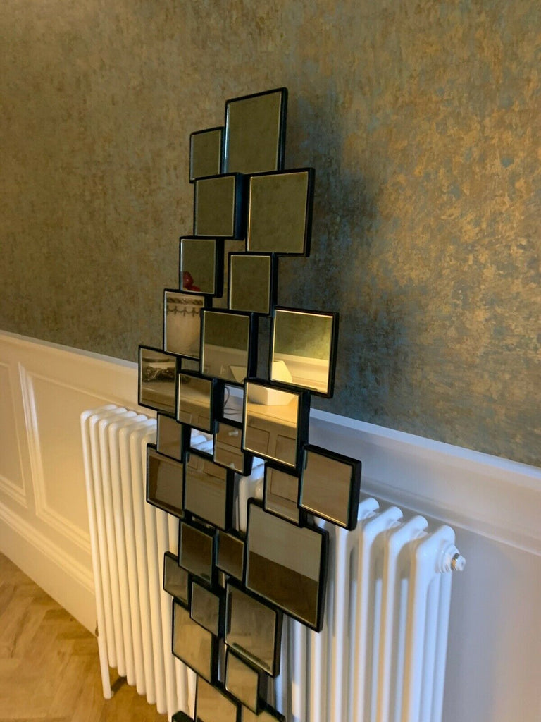 Ex Showhome Christopher Guy cubic large contemporary wall mirror rrp £3150