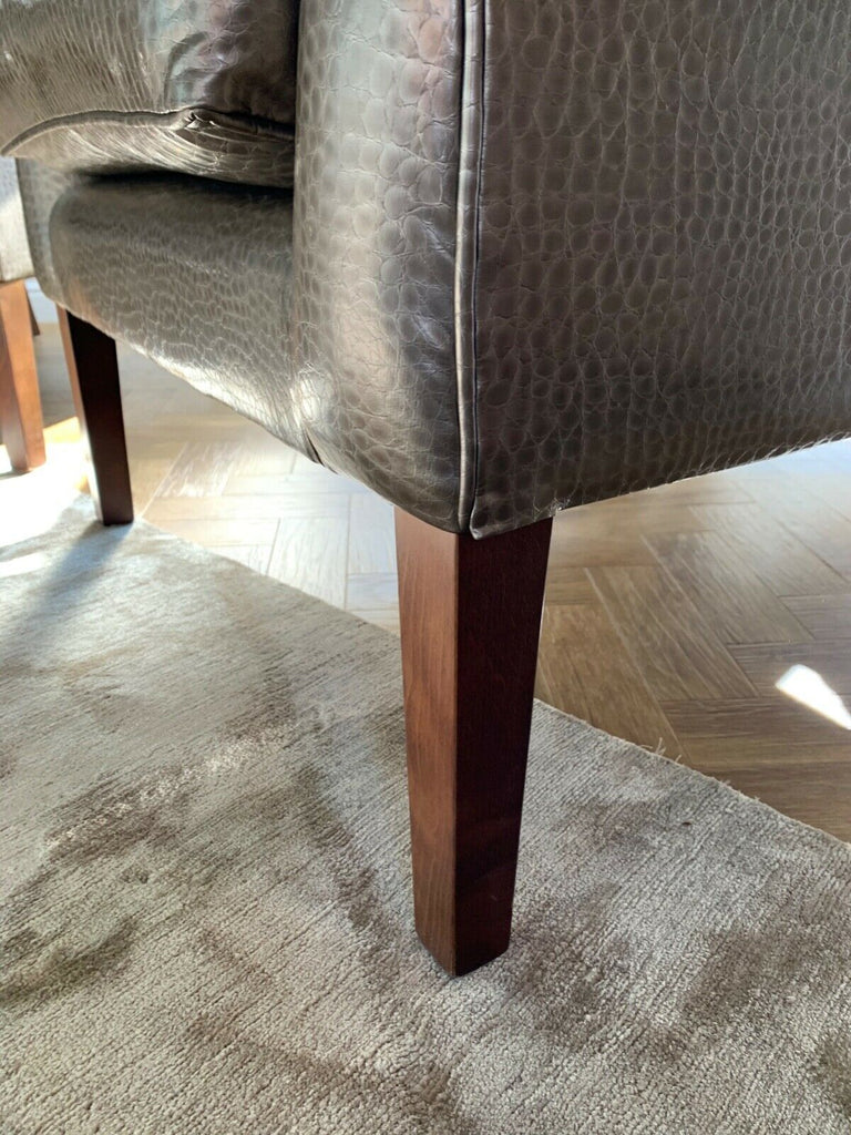 Ex Showhome Wychwood designs lizard skin leather armchair Totally Amazing!! B