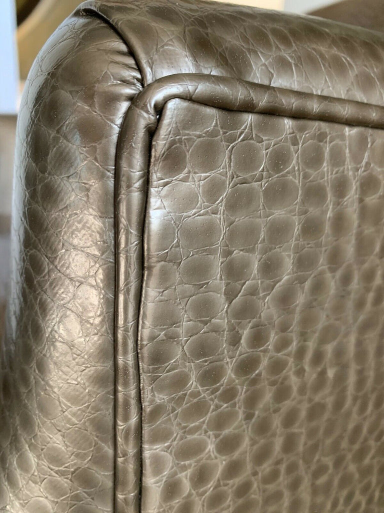 Ex Showhome Wychwood designs lizard skin leather armchair Totally Amazing!! A