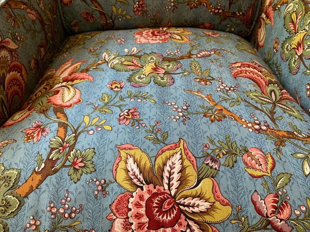 Amazing Contemporary Country House armchair in Waverly eclectic fabric