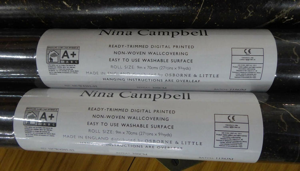 10 x rolls of Nina Campbell Kershaw Panel wallpaper rrp £1790