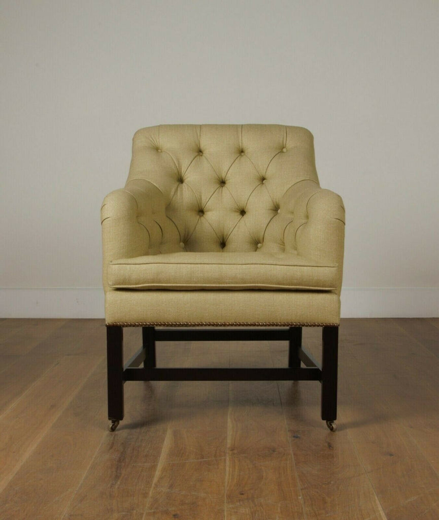 Ex Display George Smith Signature Georgian buttoned desk chair buttoned rrp£3900