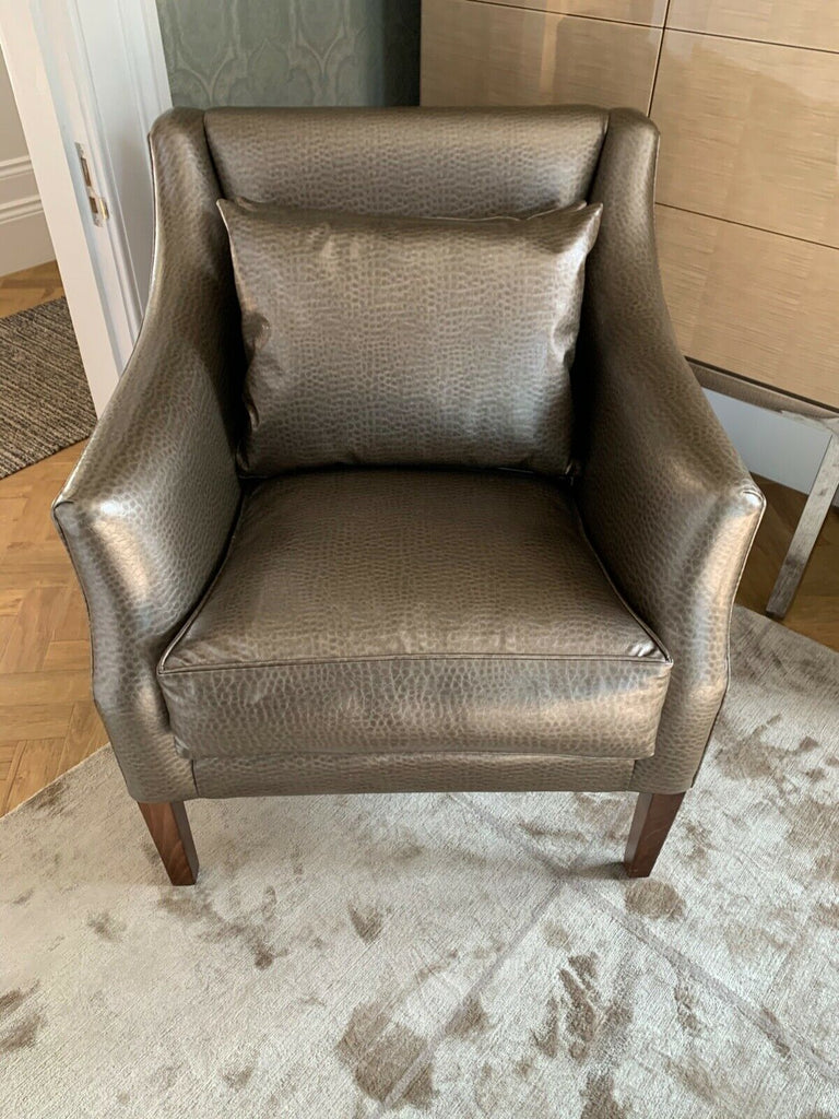 Ex Showhome Wychwood designs lizard skin leather armchair Totally Amazing!! A