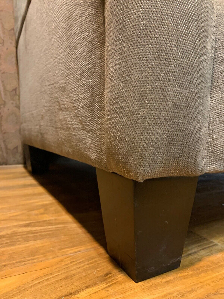 Ex Showhome Andrew Martin Pall Mall 3 seater sofa grey chenille fabric rrp £3750