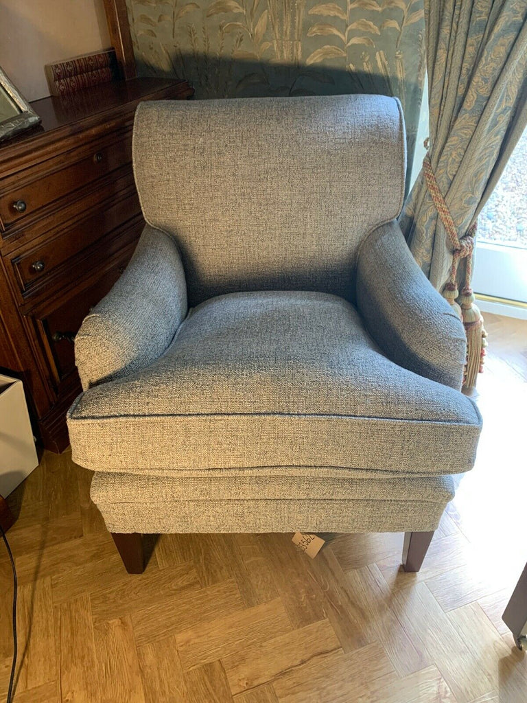 Ex Display George Smith Signature Minster armchair Mankind weave fabric rrp£6850