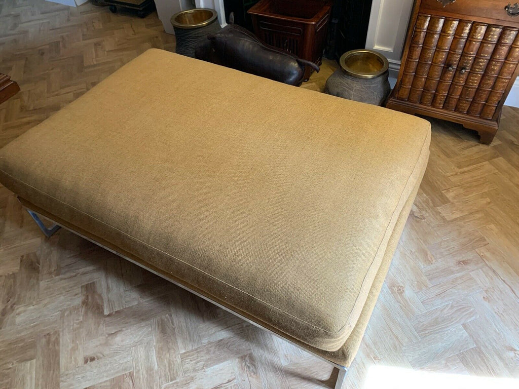 Ex Showhome b&b Italia Maxalto large Mustard large centre stool