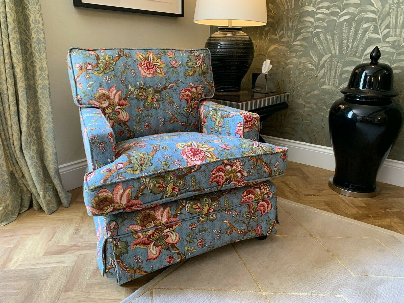 Eclectic Armchair Jennifer Taylor Home Anya Eclectic Floral