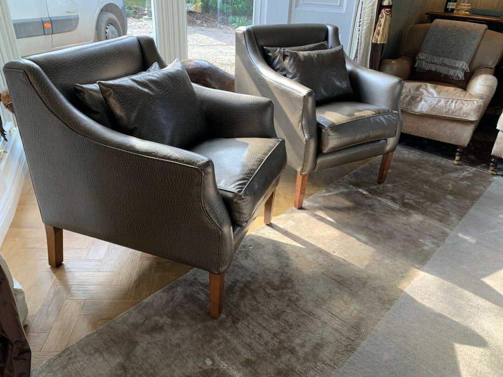 Ex Showhome Wychwood designs lizard skin leather armchair Totally Amazing!! A