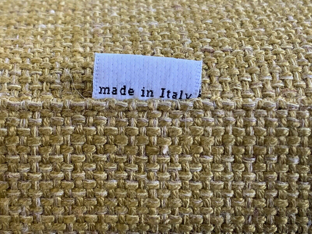 B&B Italia Apta Mustard linen armchair with Apta stool rrp £3700