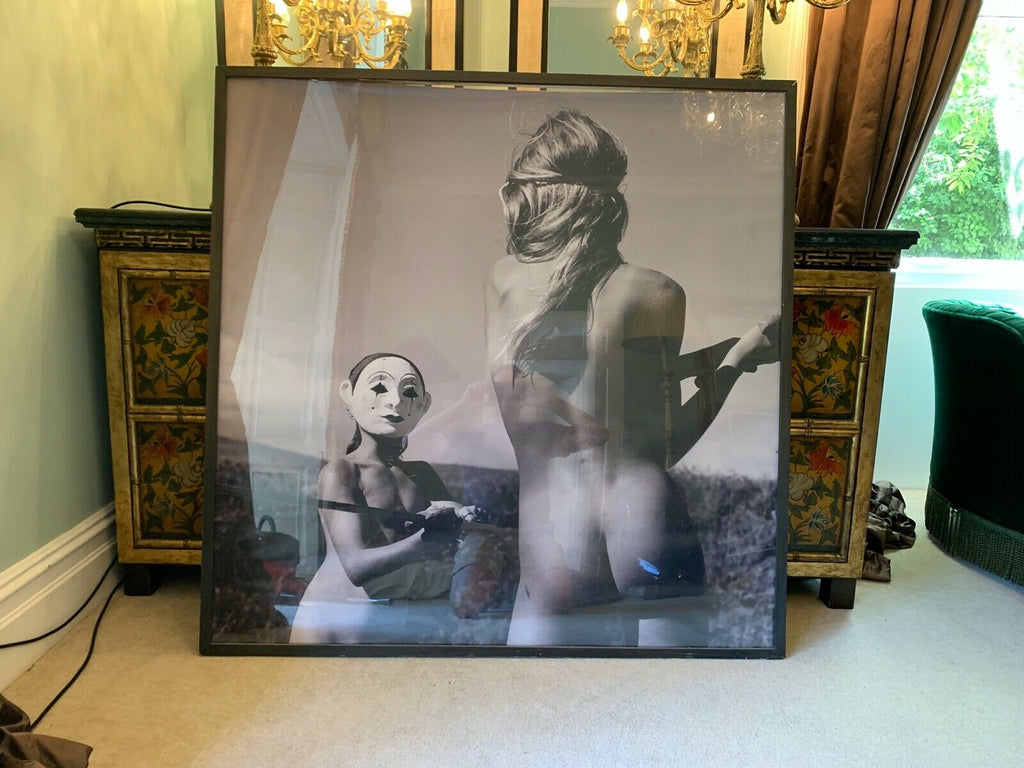 HUGE Cat de Rham & Amanda Eliasch oversized framed Art picture cost £2400