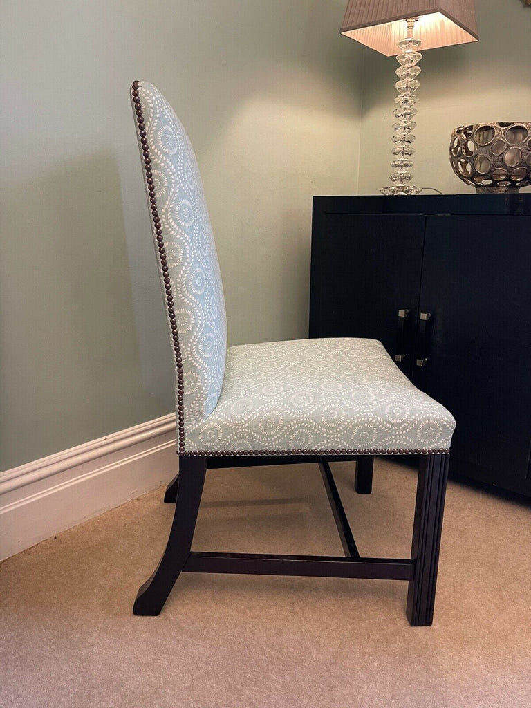 Ex Display George Smith oversized Gainsborough side chair, Raoul fabric rrp£2100