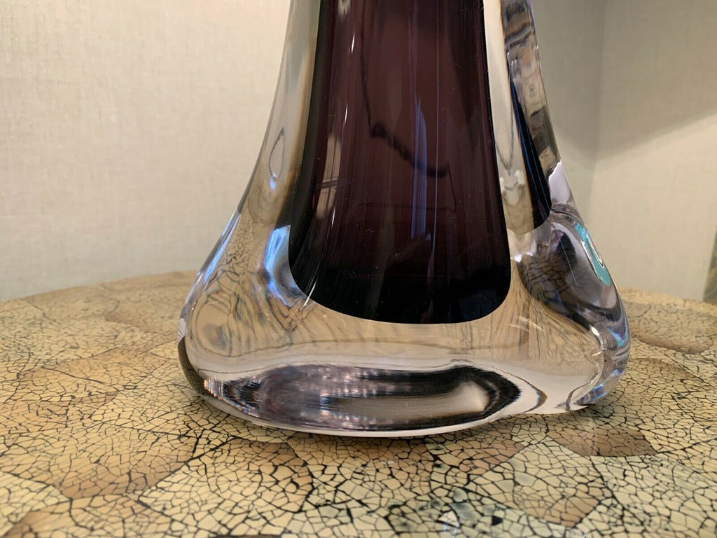 Ex Showhome Porta Romana Winged Perfume Bottle lamp PR shade aubergine rrp £2100