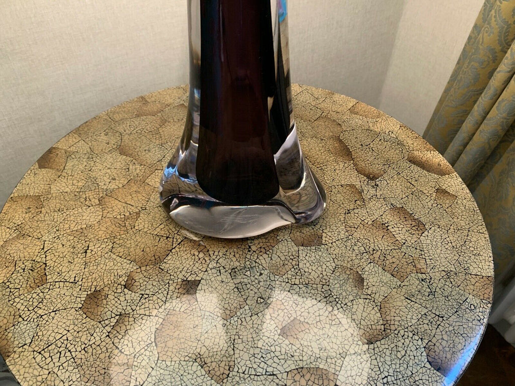 Ex Showhome Porta Romana Winged Perfume Bottle lamp PR shade aubergine rrp £2100