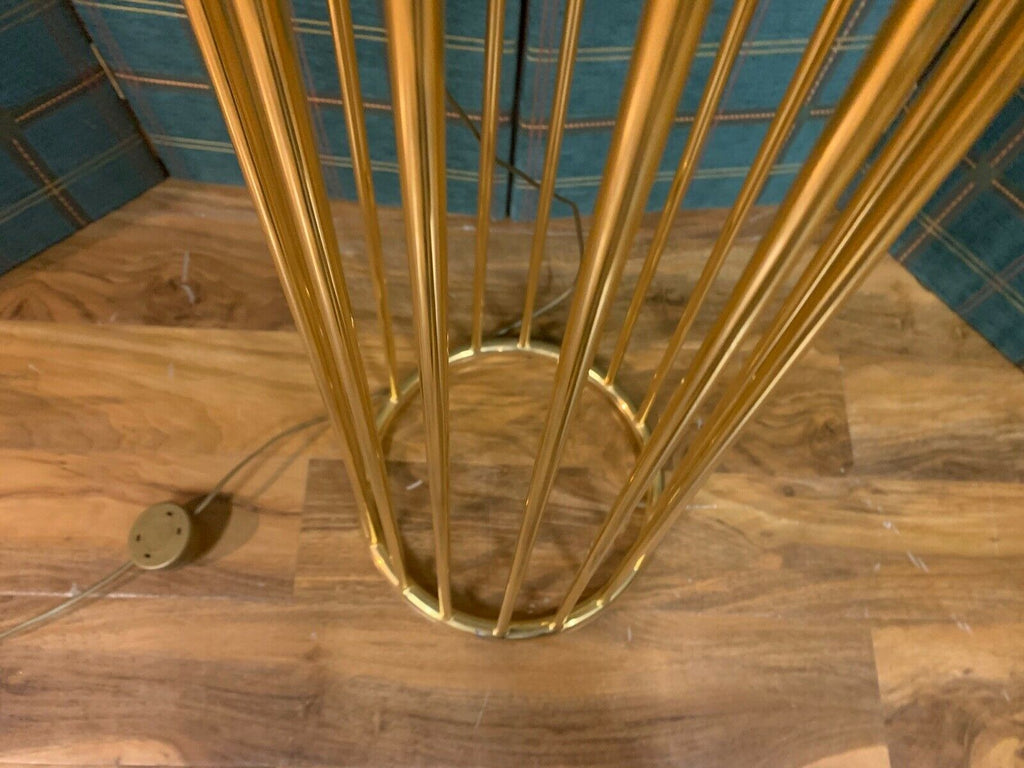De La Espada Large Tulip floor lamp. gilt gold with black shade rrp £3360
