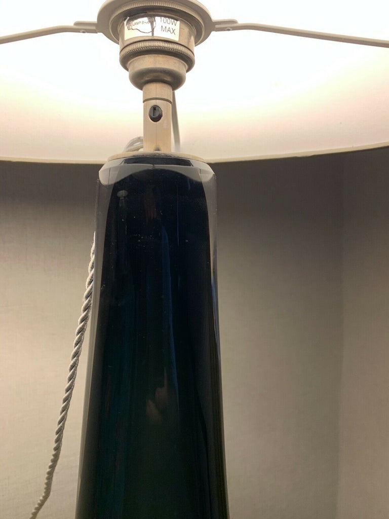 Ex Showhome Porta Romana Winged Perfume Bottle lamp PR shade charcoal rrp £2100