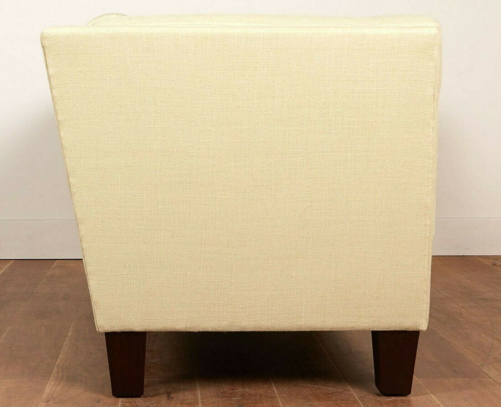 Ex Display George Smith Lancelot 3 seater sofa cream beige Asti fabric rrp £8700