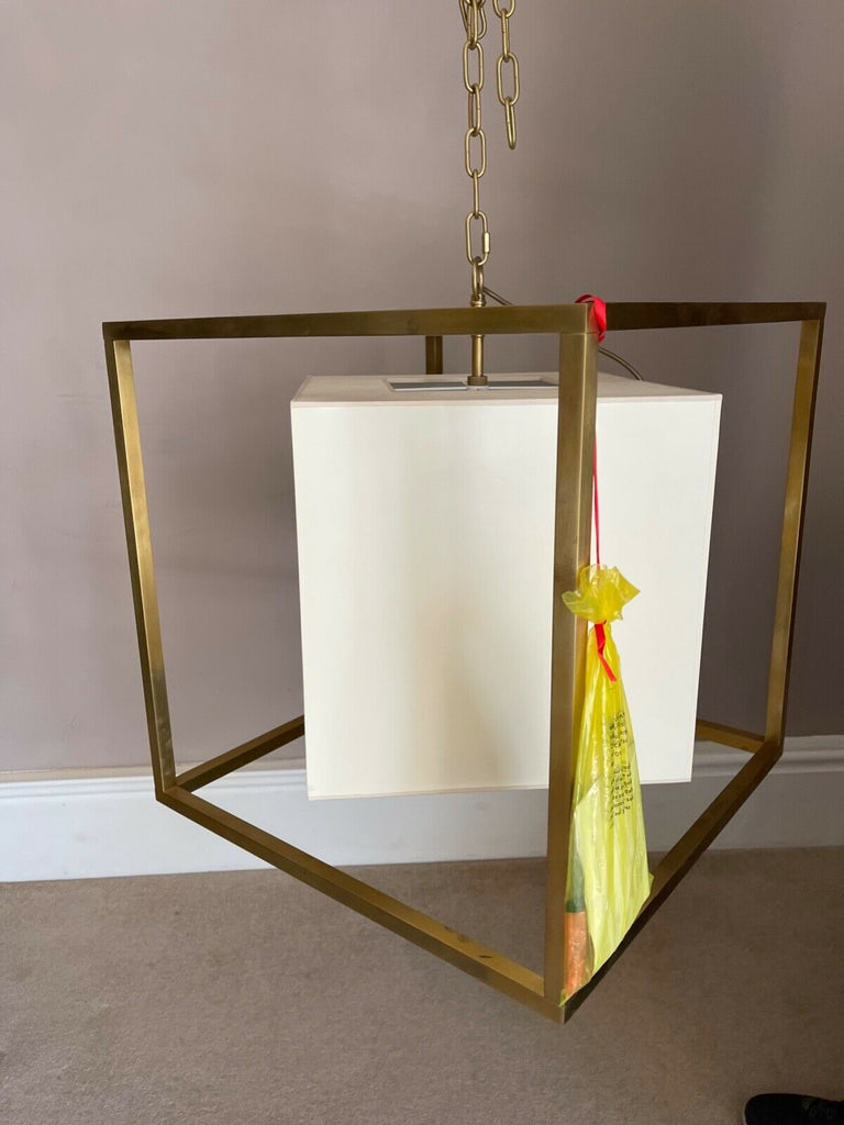 Unused Ex Showhome project HUGE caged ceiling light by Visual Comfort rrp £1300