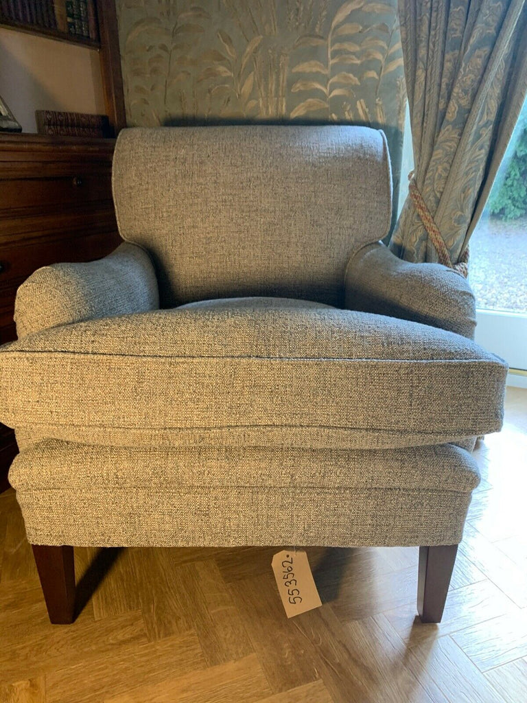Ex Display George Smith Signature Minster armchair Mankind weave fabric rrp£6850
