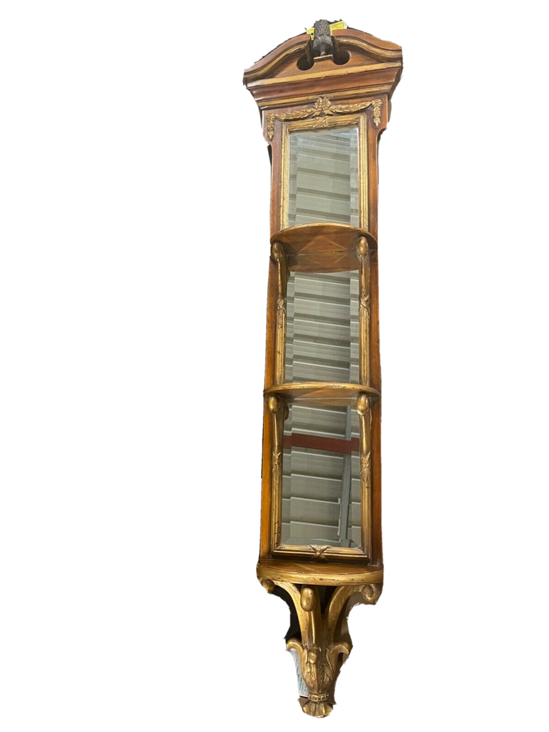 Theodore Alexander French pier mirror with shelves 1 available B