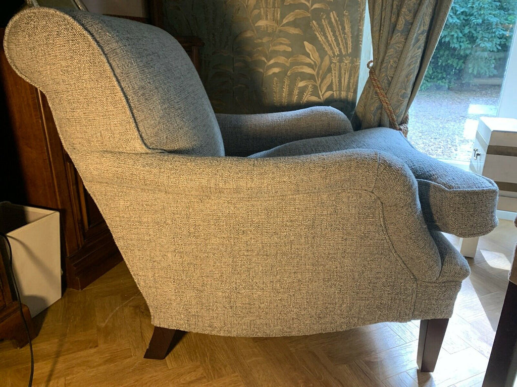 Ex Display George Smith Signature Minster armchair Mankind weave fabric rrp£6850