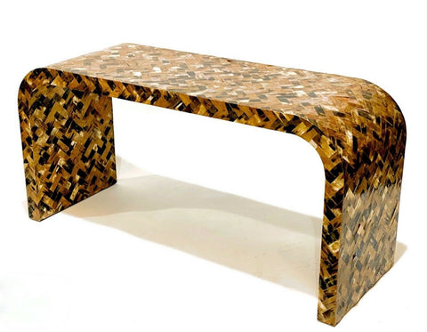 Genuine J. Anthony Redmile cow horn console table, amazing quality hall table