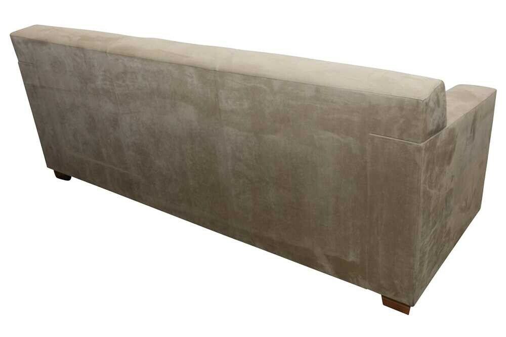 Superb De la Espada 3 seater sofa settee, deep beige fabric cost £15,500