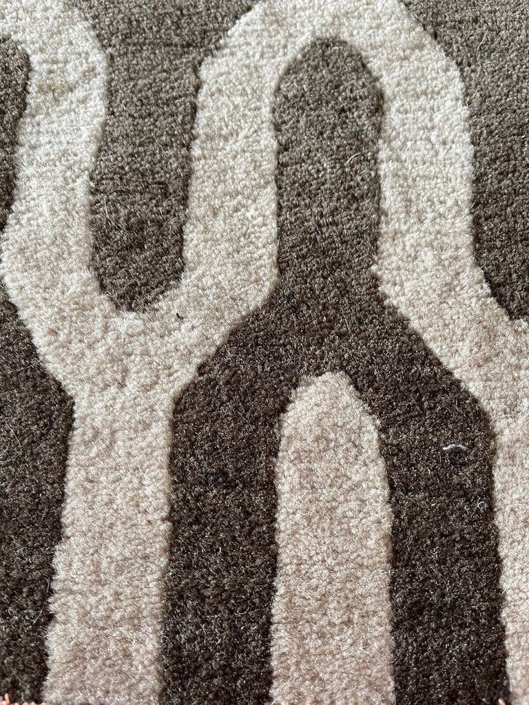 The Rug Company Geometric wool cream and beige rug, rrp £3200