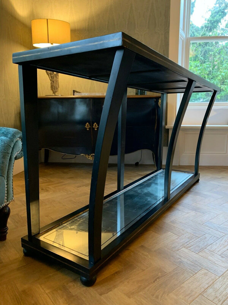 Julian Chichester London console table with eglomise mirror plate rrp £2800