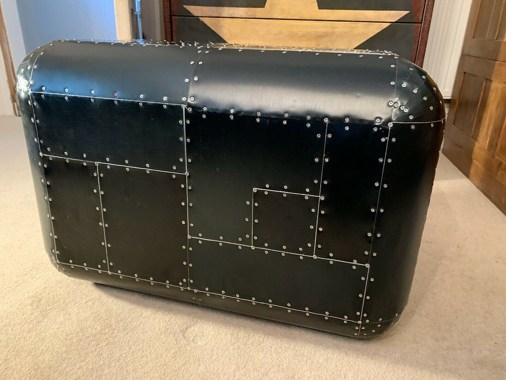 Timothy Oulton Aviator Black Hawk low chest of drawers coffee table rrp £2350