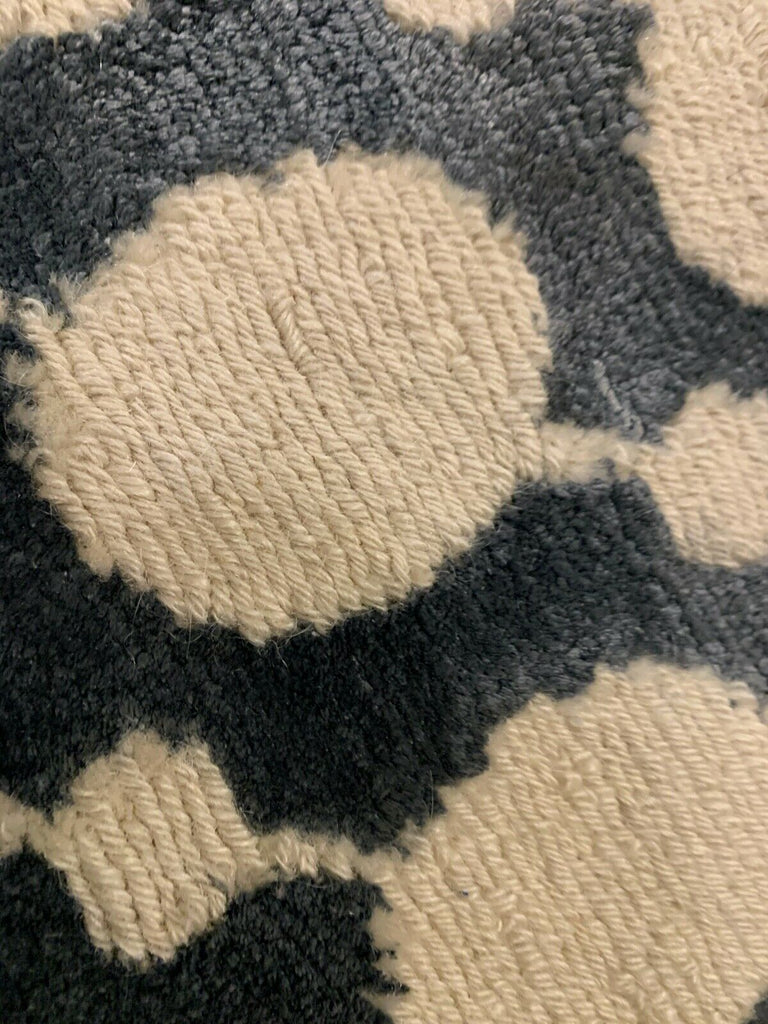 The Rug Company blue Silk spot rug, top top quality high silk content rrp £11500