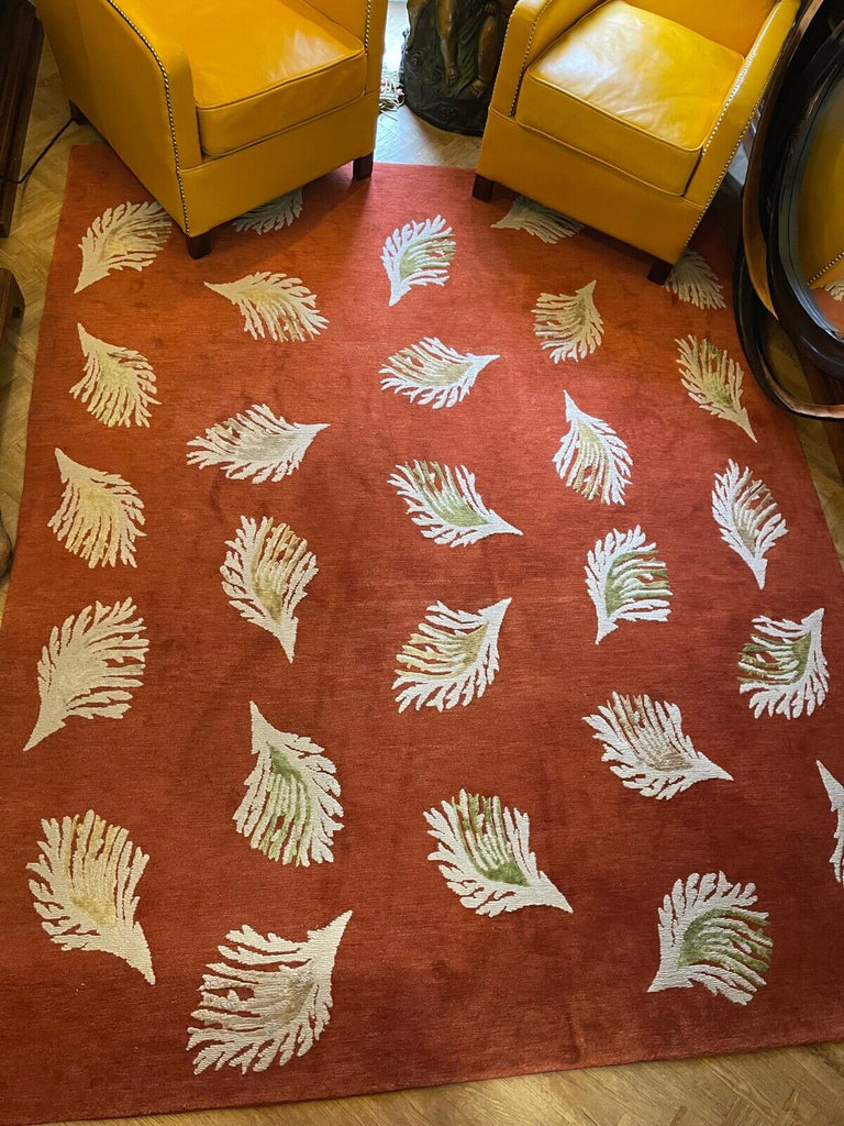 The Rug Company Wool & Silk Leaf Pattern rug rrp £4200