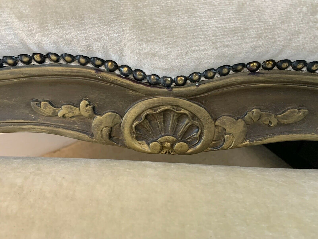 Amazing top quality Cream Mohair oversized salon armchair totally stunning piece