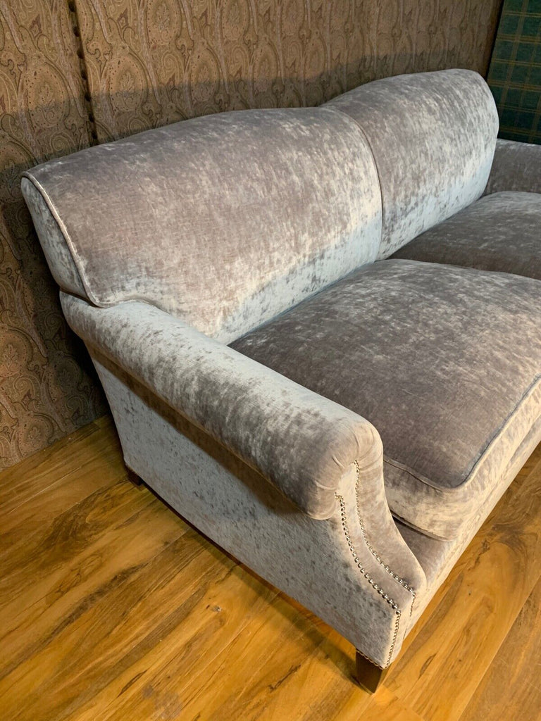 Ex Showhome George Smith Signature Laid back Scroll Arm 3 seater sofa rrp £9200