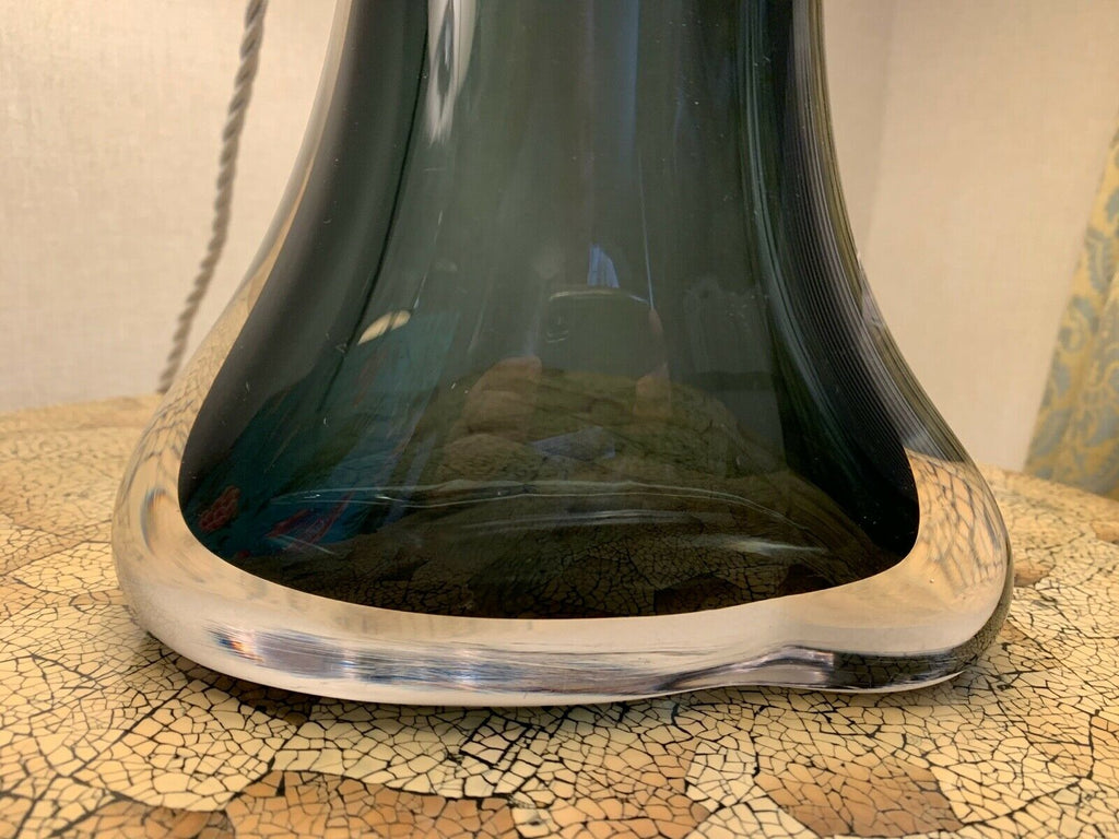 Ex Showhome Porta Romana Winged Perfume Bottle lamp PR shade charcoal rrp £2100