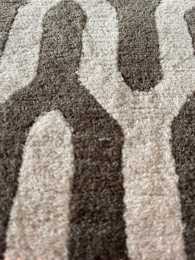 The Rug Company Geometric wool cream and beige rug, rrp £3200