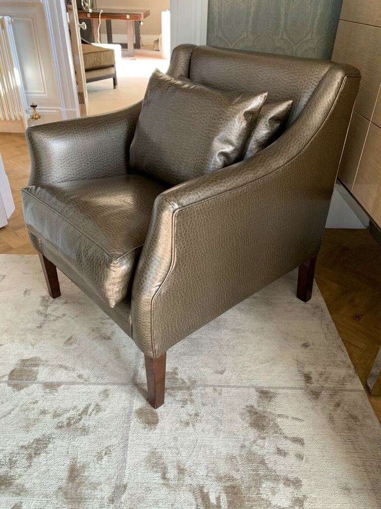 Ex Showhome Wychwood designs lizard skin leather armchair Totally Amazing!! B