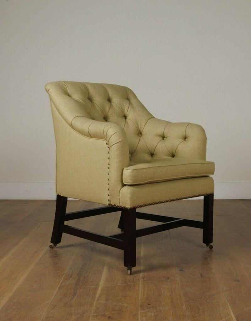 Ex Display George Smith Signature Georgian buttoned desk chair buttoned rrp£3900