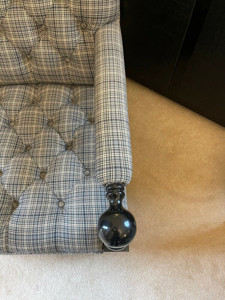 Superb Top quality Checked Nantukker library armchair, 1 available