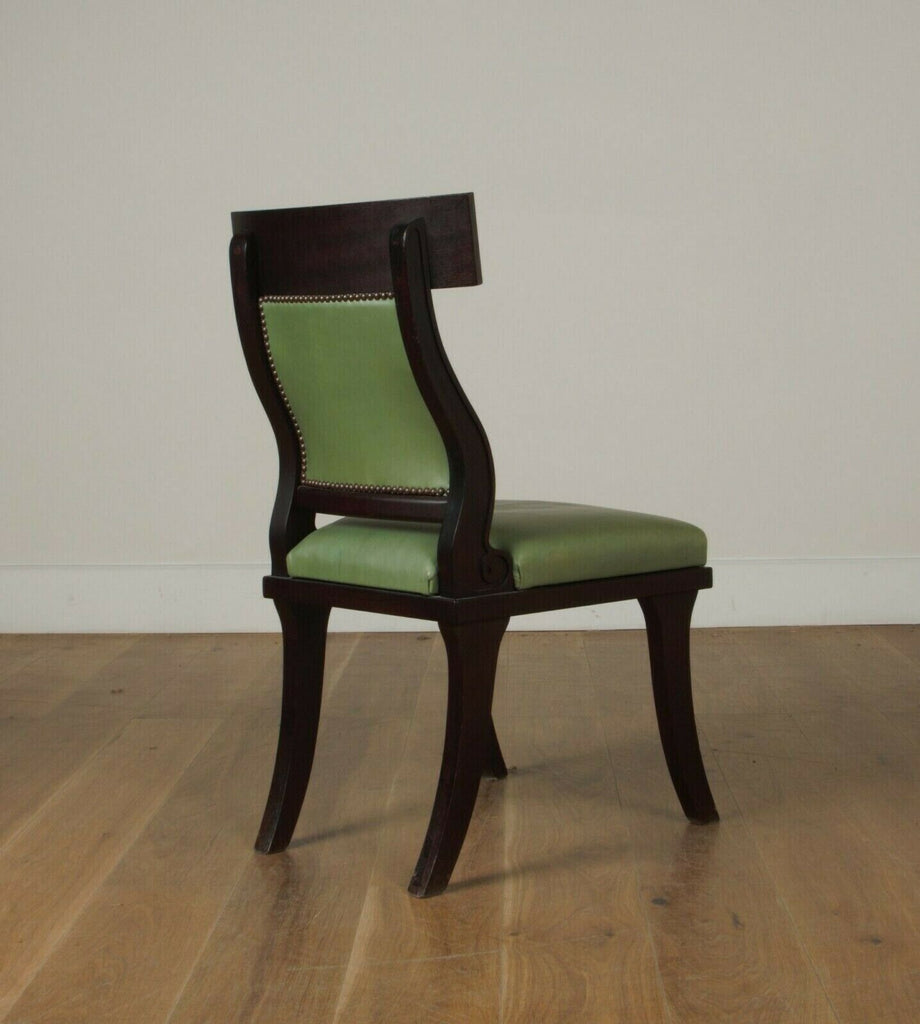 EX Display George Smith klysmos desk chair leather seat 2 available rrp £2430
