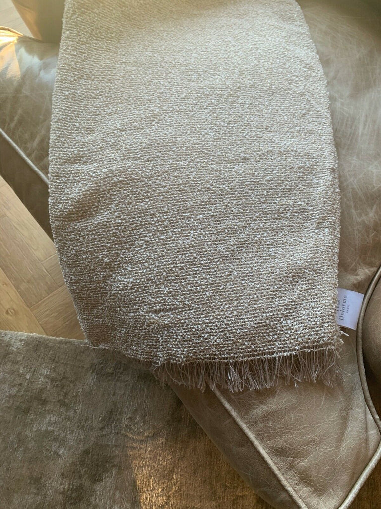 ex showhome Yves Delorme Eclat luxury throw rrp £399 170cm by 130cm