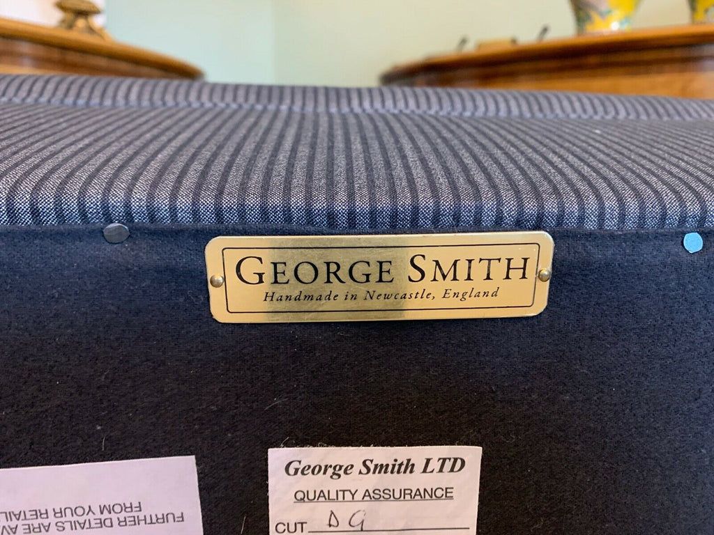Ex Display George Smith Full scroll armchair, Footmans Butlers chair RRP £6200