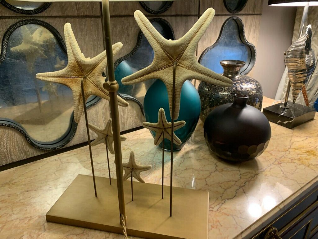 Isabelle Blizzard Starfish large table Lamp with shade rrp £1850