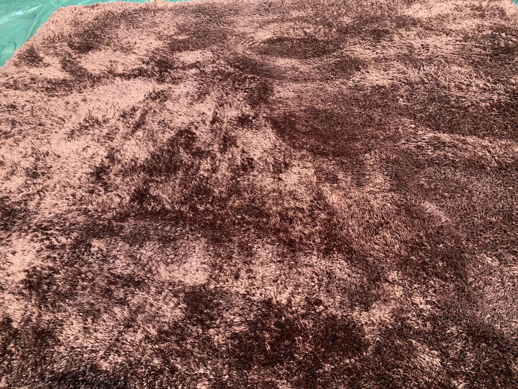 Stepevi Touch Me Heavy floor rug carpet Bronze long pile 300cm x 300cm rrp £7000