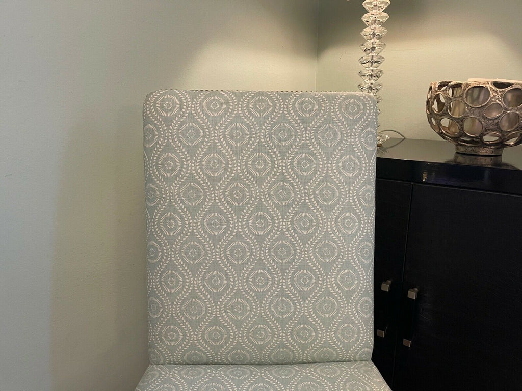 Ex Display George Smith oversized Gainsborough side chair, Raoul fabric rrp£2100